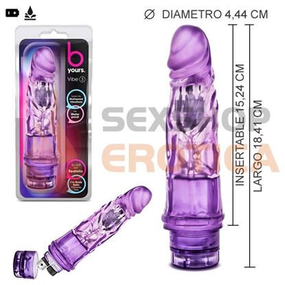 Vibrador multi vibracion violeta